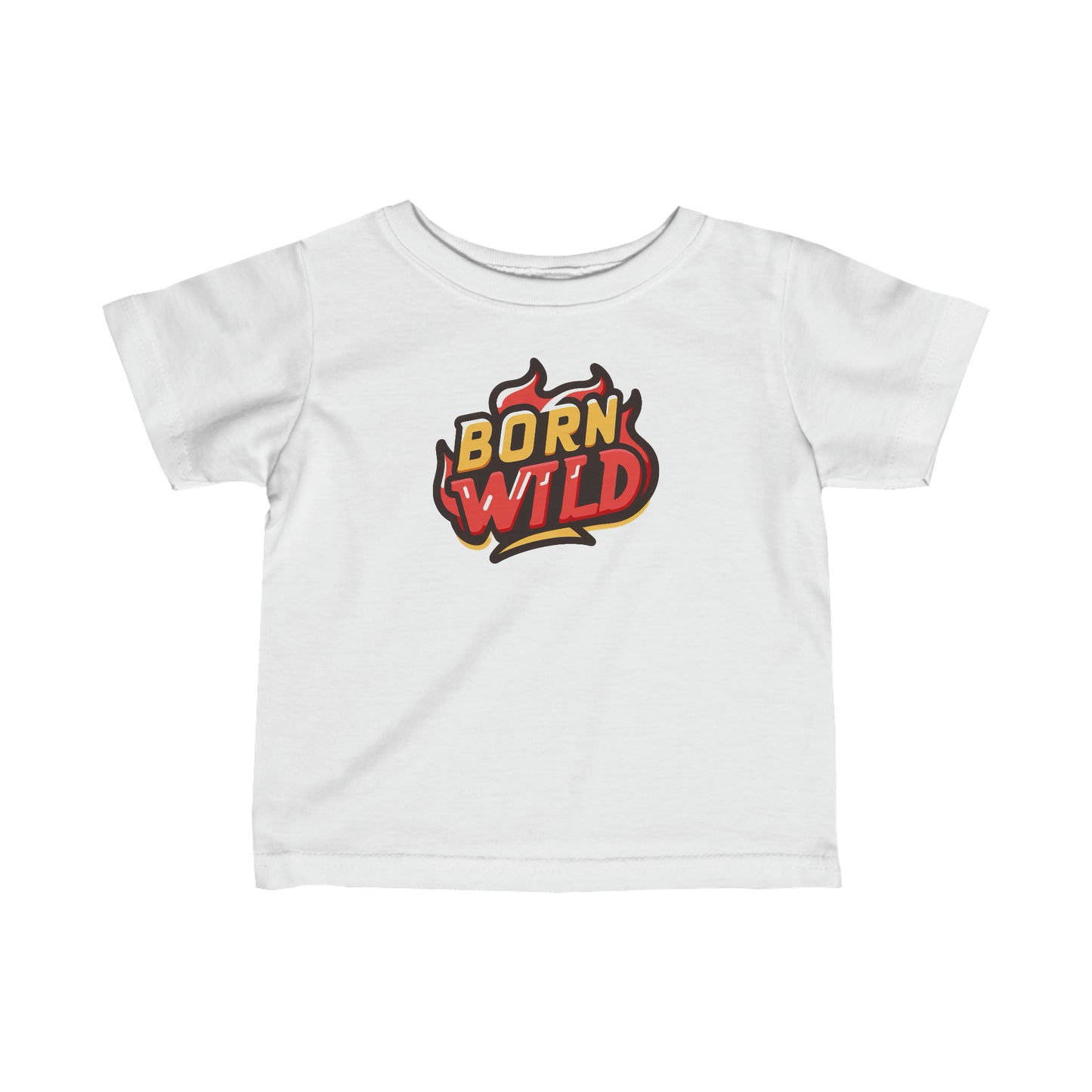 Born Wild Fire Baby Tee