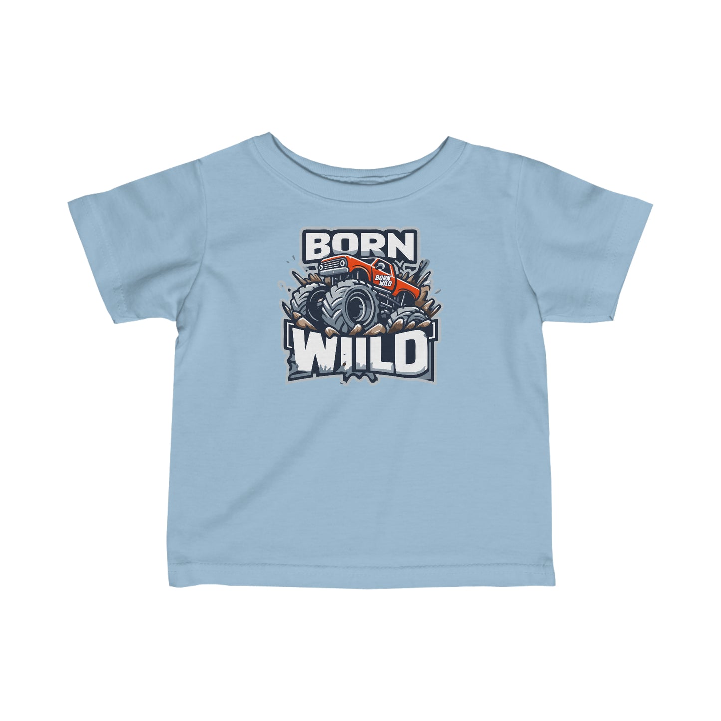 BW Monster Truck Baby Tee
