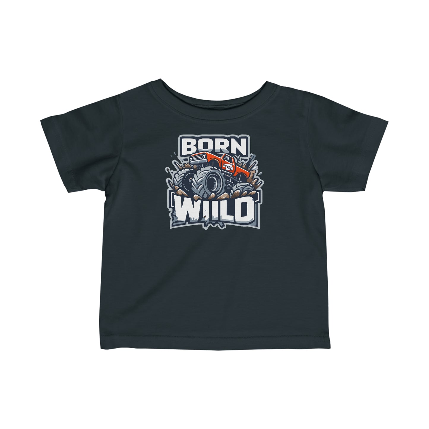 BW Monster Truck Baby Tee