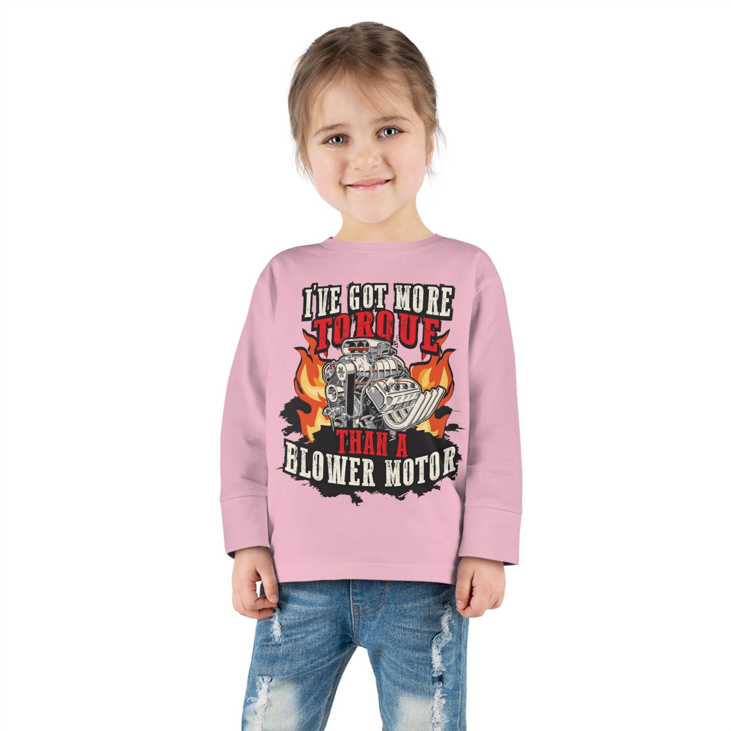 Blower Motor Toddler Long Sleeve Tee