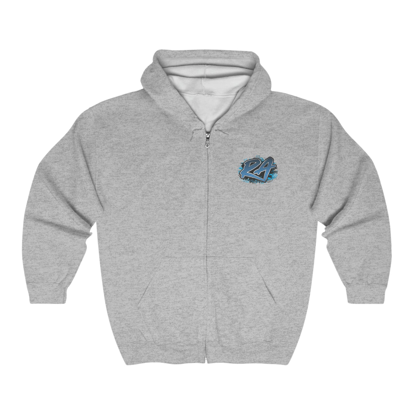 RA Blue Full Zip Hoodie