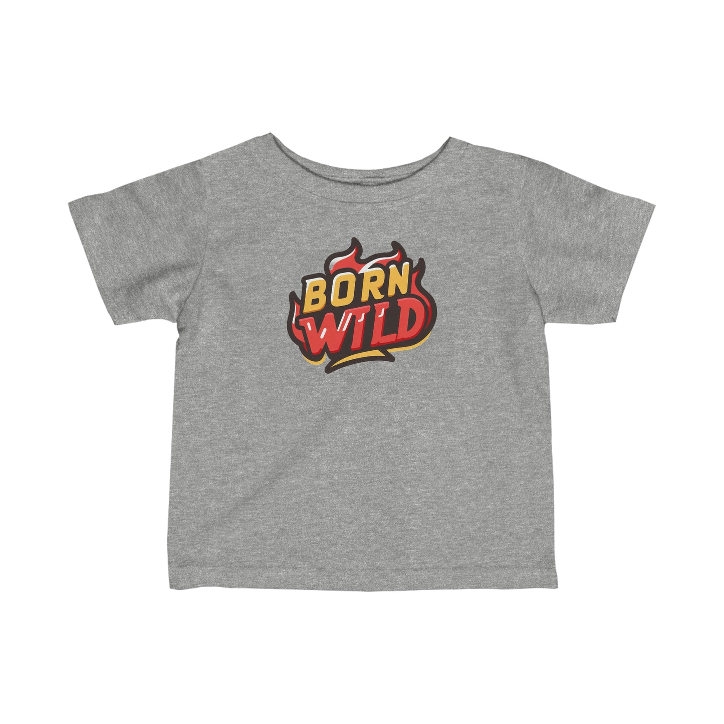 Born Wild Fire Baby Tee