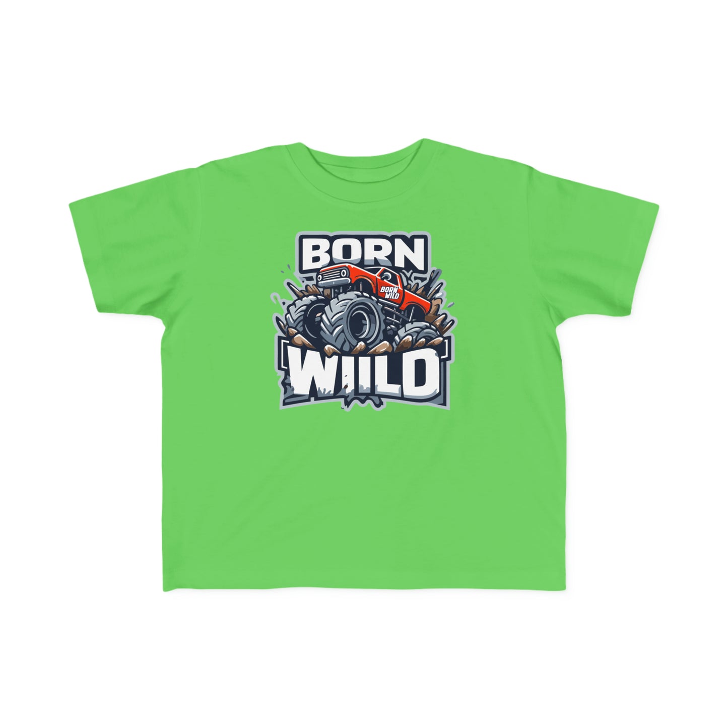 Born Wild Monster Truck Toddler Tee