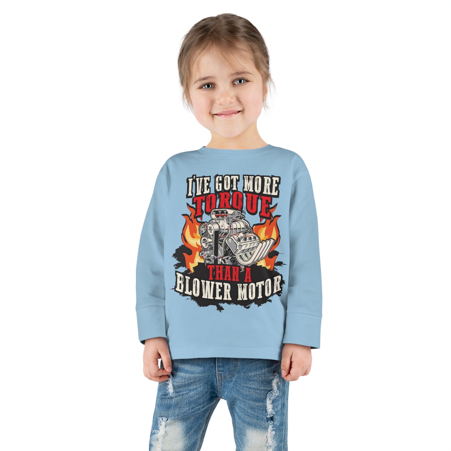 Blower Motor Toddler Long Sleeve Tee