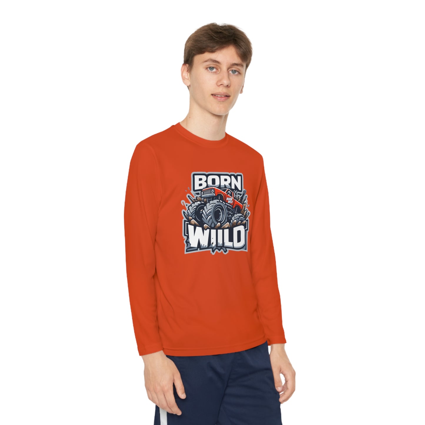 Born Wild Monster Truck Long Sleeve