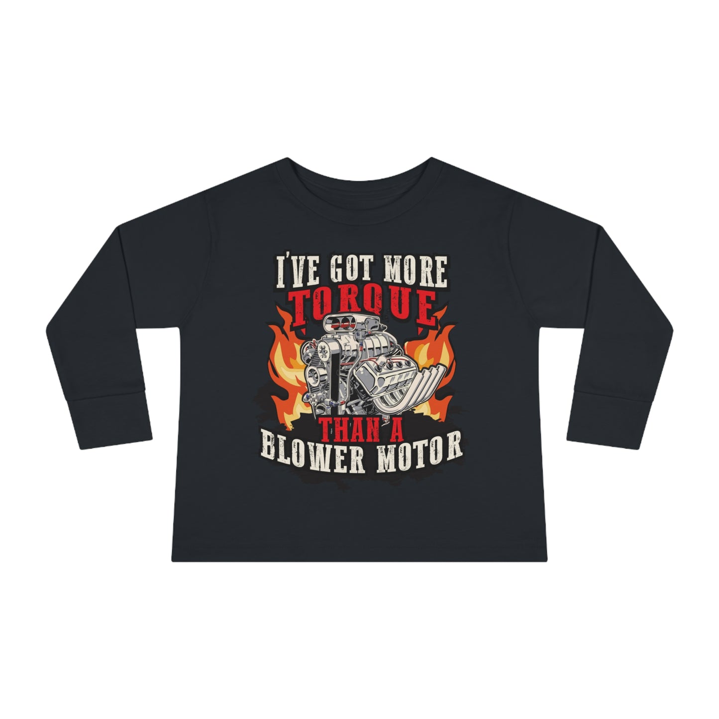 Blower Motor Toddler Long Sleeve Tee