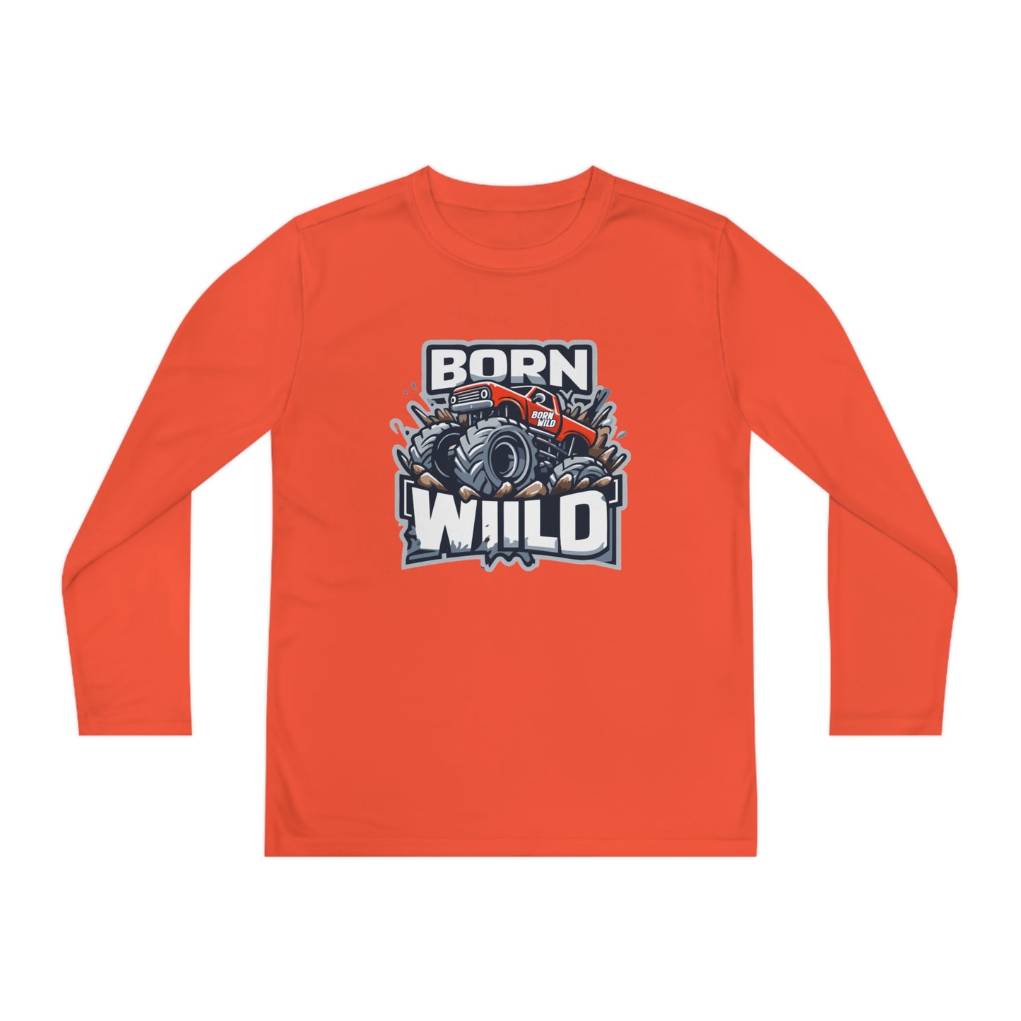 Born Wild Monster Truck Long Sleeve