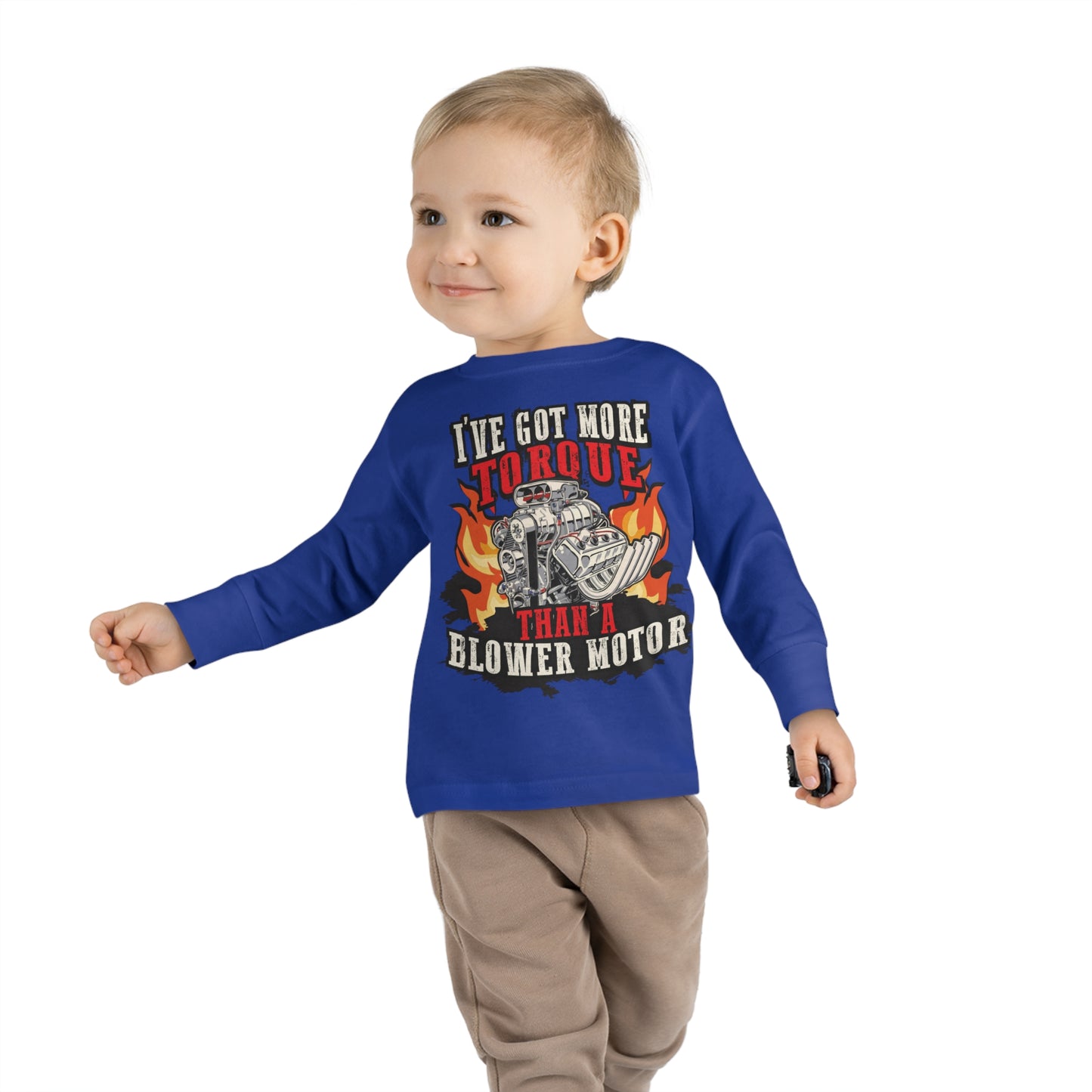 Blower Motor Toddler Long Sleeve Tee