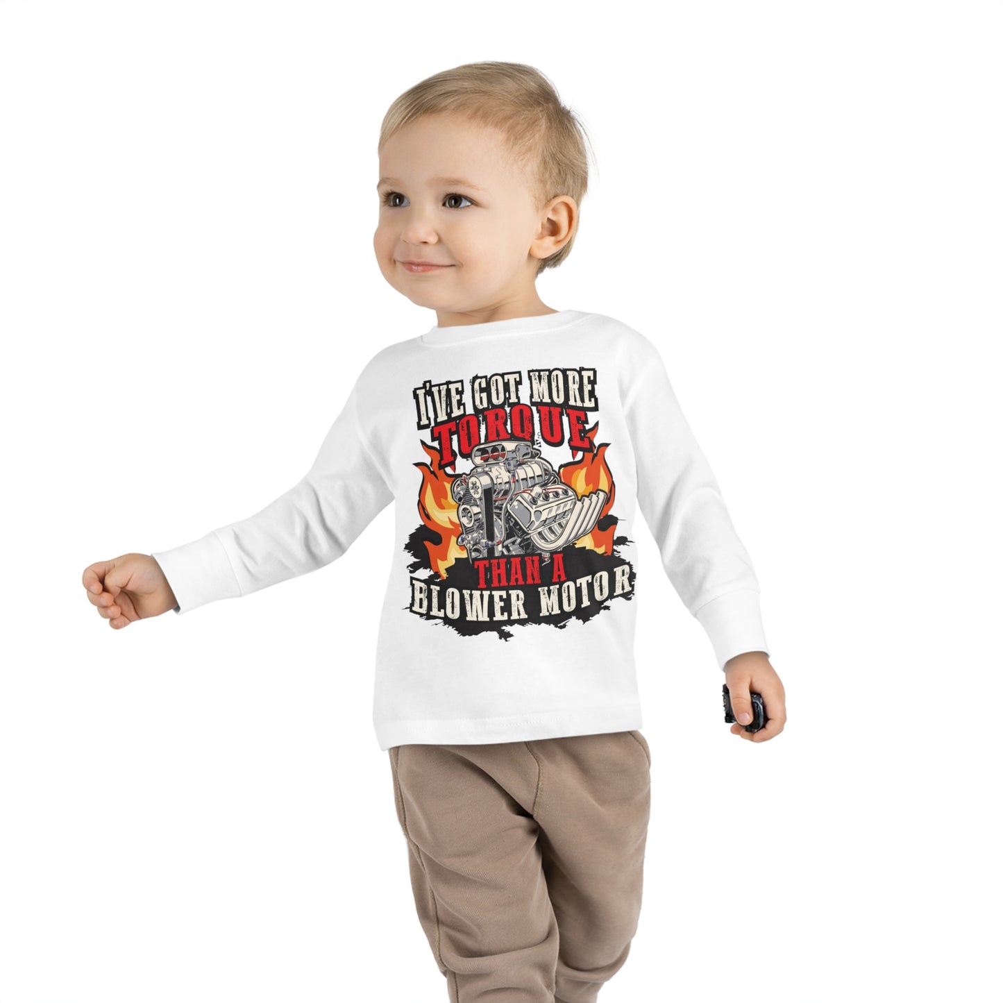 Blower Motor Toddler Long Sleeve Tee