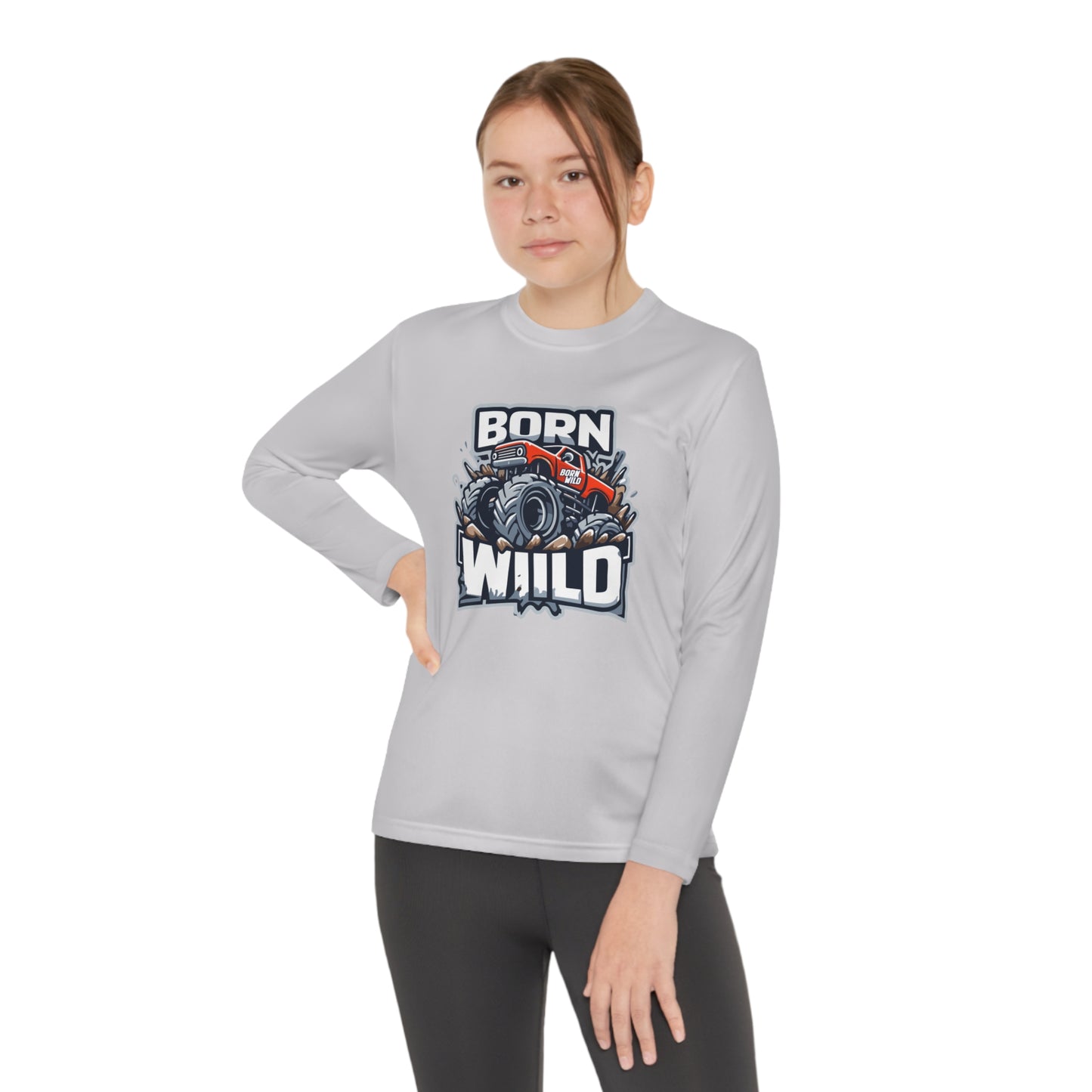 Born Wild Monster Truck Long Sleeve