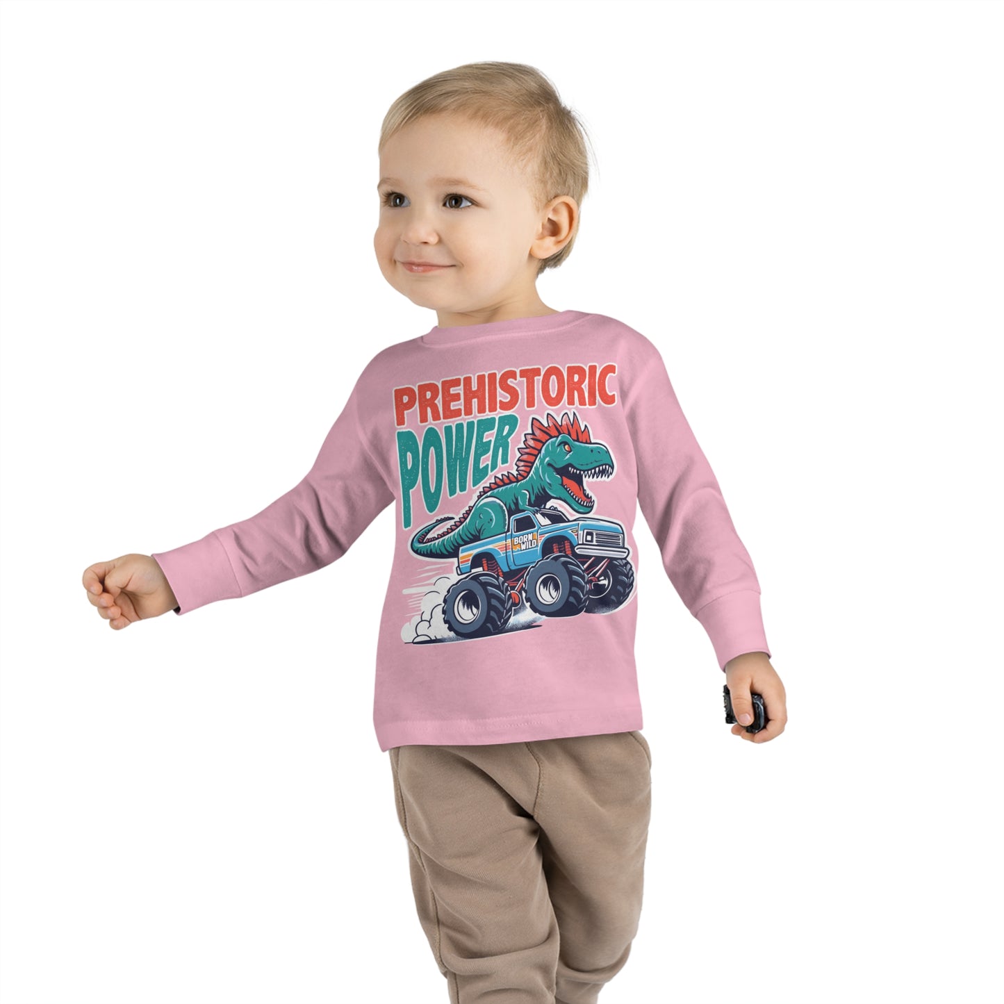 Prehistoric Power Toddler Long Sleeve Tee