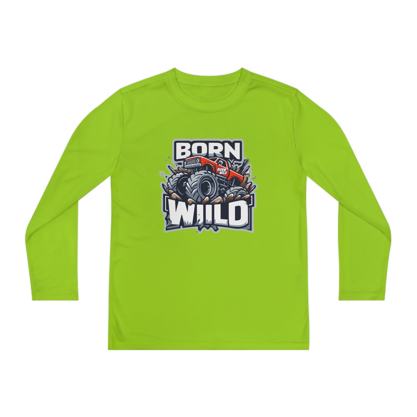 Born Wild Monster Truck Long Sleeve