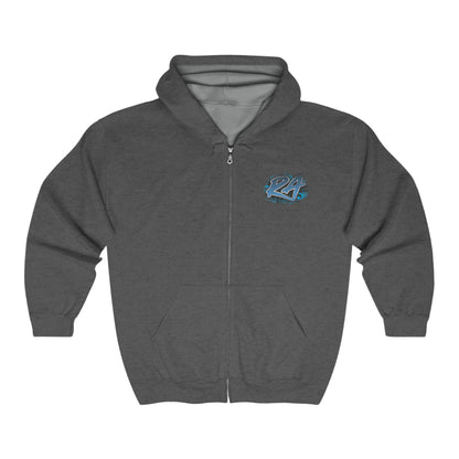 RA Blue Full Zip Hoodie