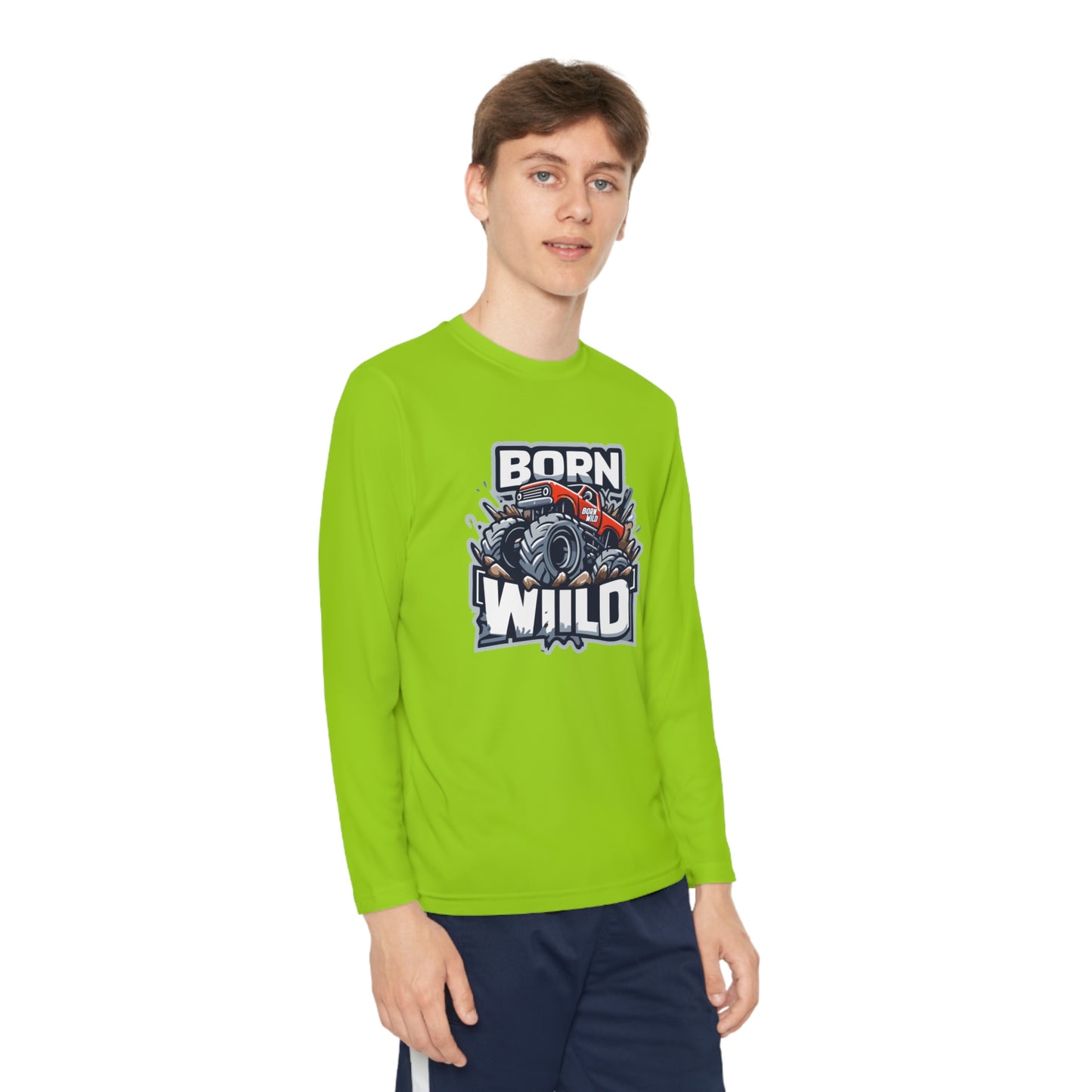 Born Wild Monster Truck Long Sleeve