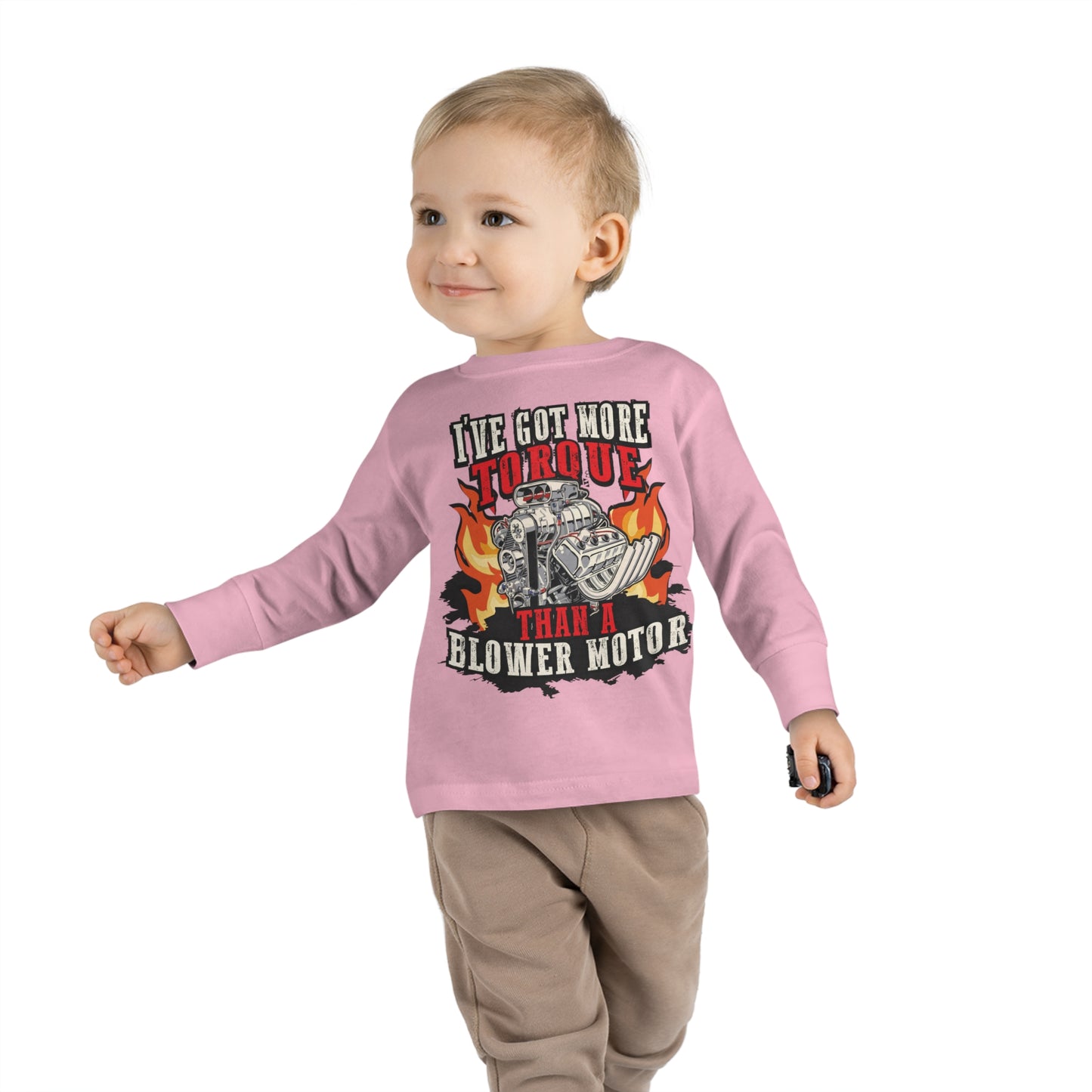 Blower Motor Toddler Long Sleeve Tee