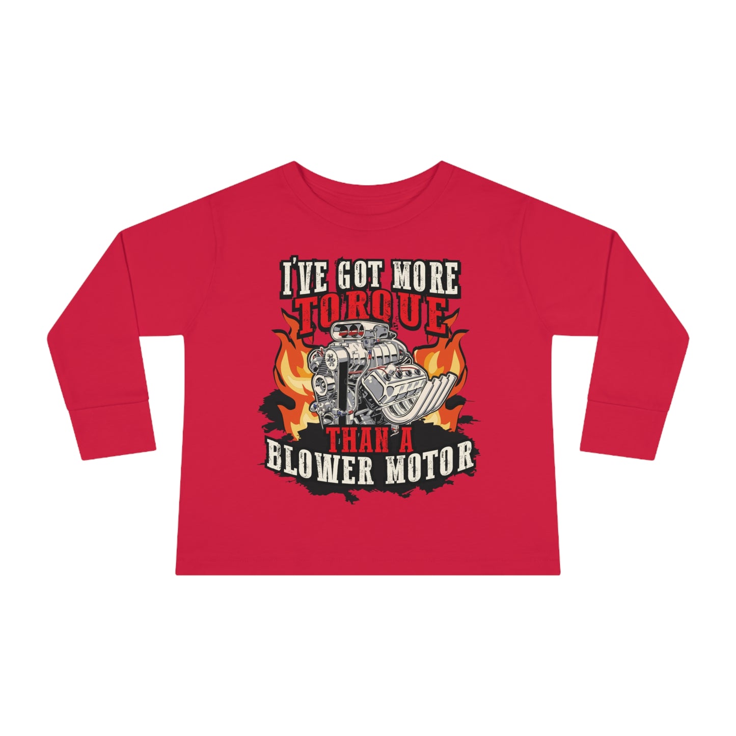 Blower Motor Toddler Long Sleeve Tee