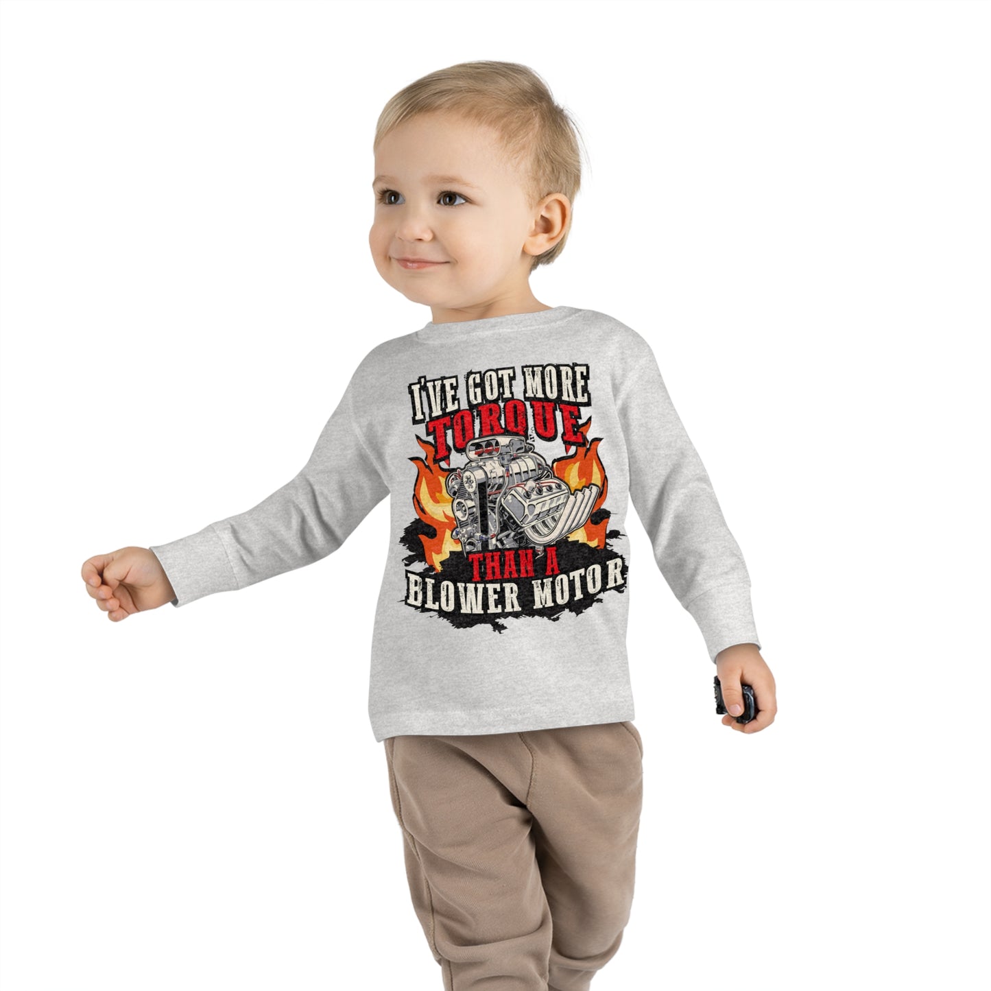 Blower Motor Toddler Long Sleeve Tee