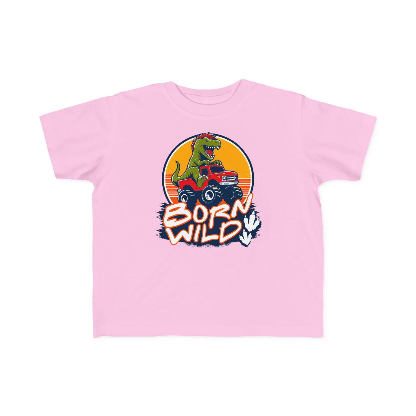 T-Rex On A Monster Truck Toddler Tee