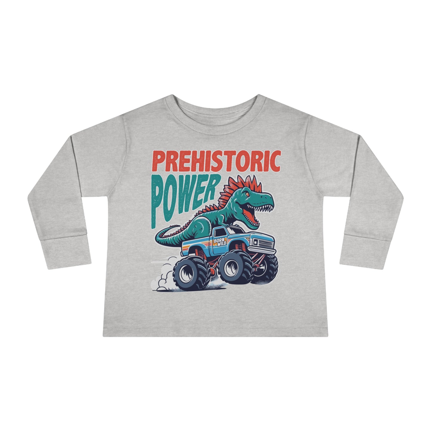 Prehistoric Power Toddler Long Sleeve Tee