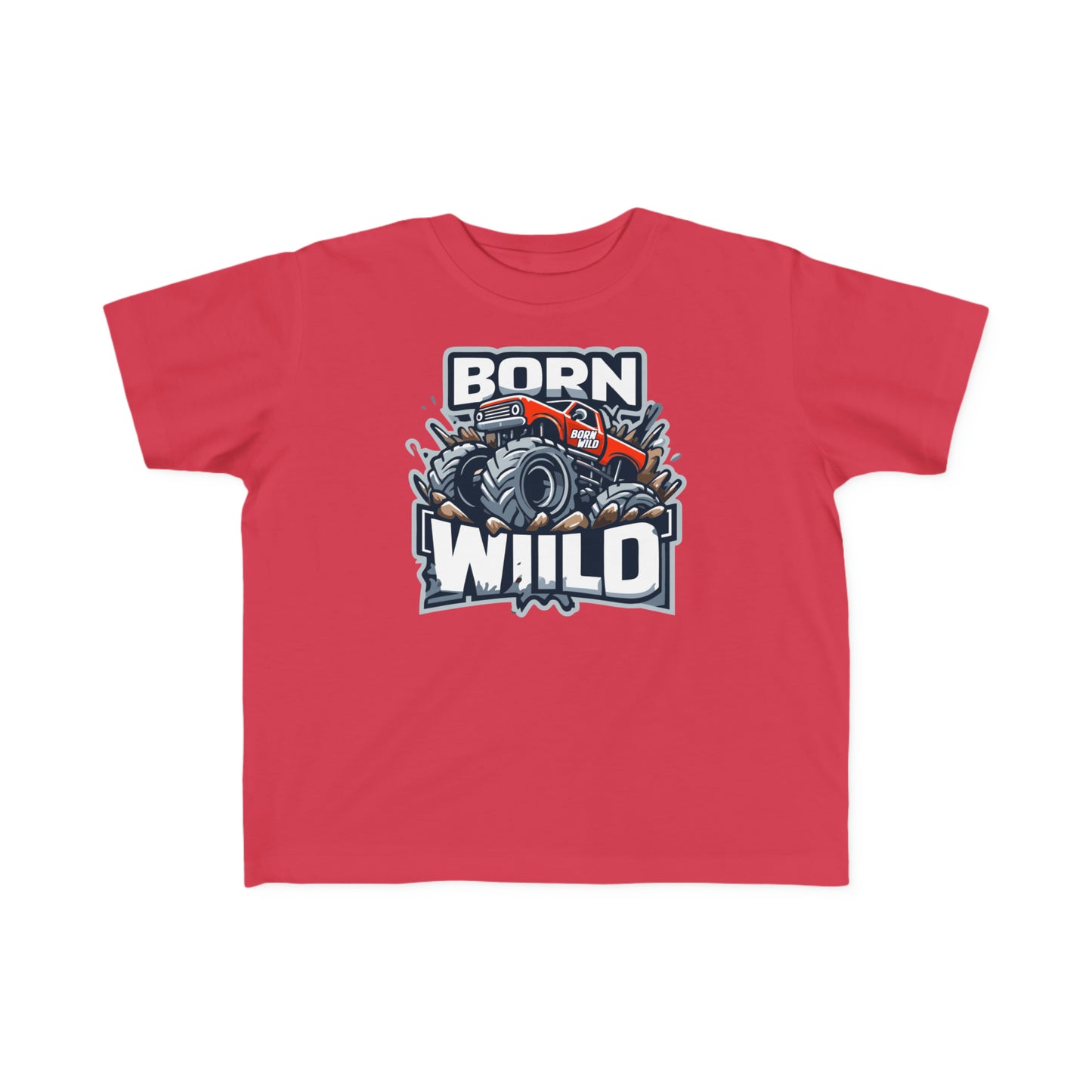 Born Wild Monster Truck Toddler Tee