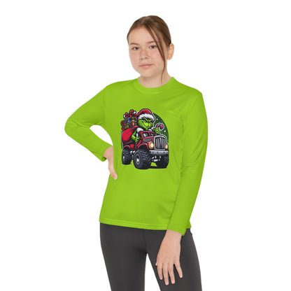 Grinch Monster Truck Youth Long Sleeve