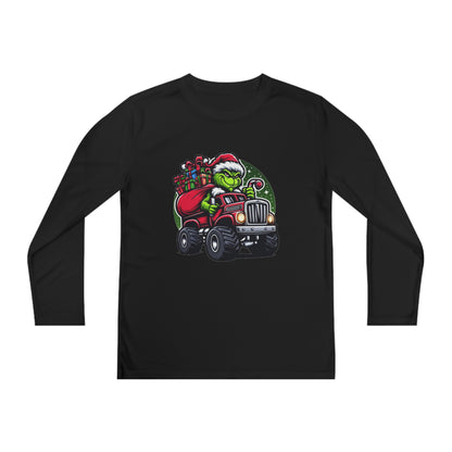 Grinch Monster Truck Youth Long Sleeve