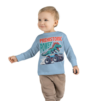 Prehistoric Power Toddler Long Sleeve Tee