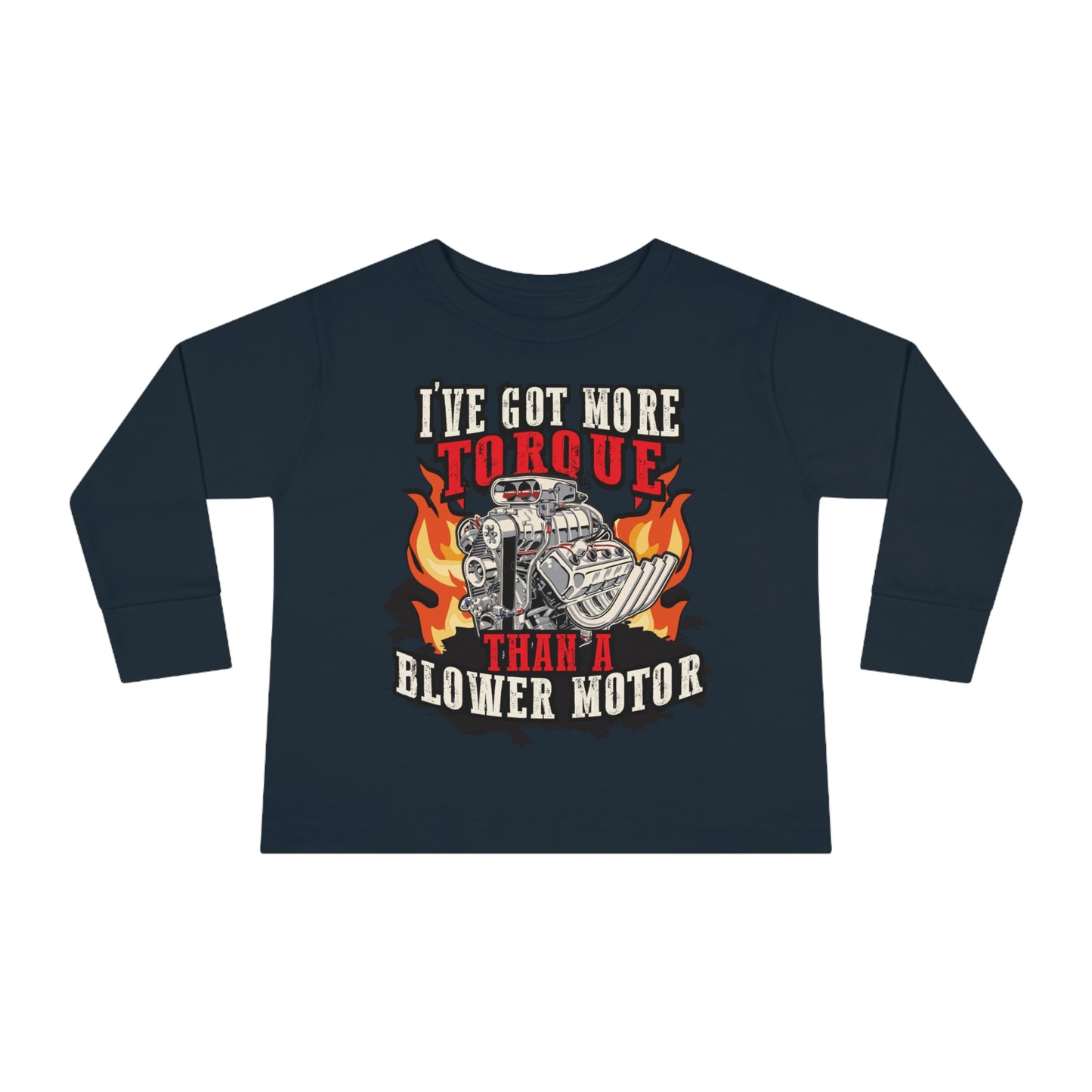 Blower Motor Toddler Long Sleeve Tee