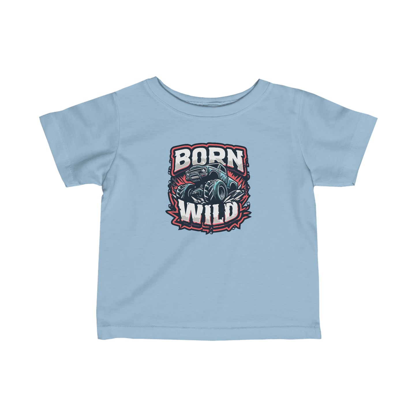 Born Wild Monster Truck Tee