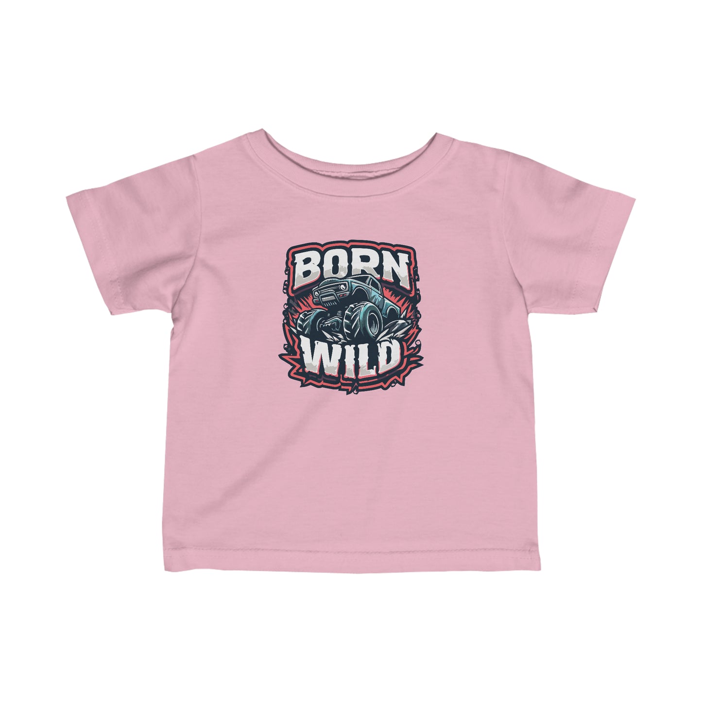 Born Wild Monster Truck Tee