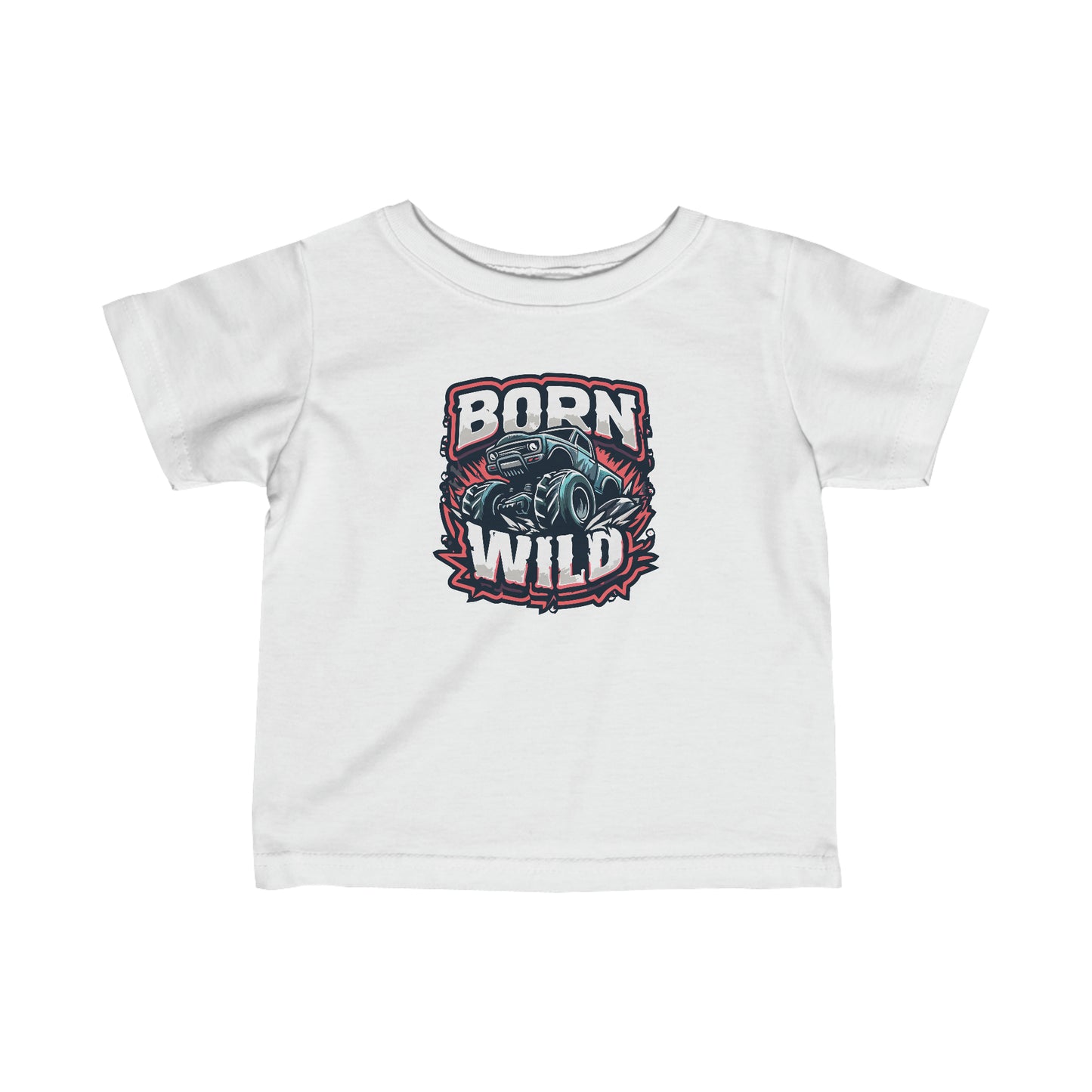 Born Wild Monster Truck Tee