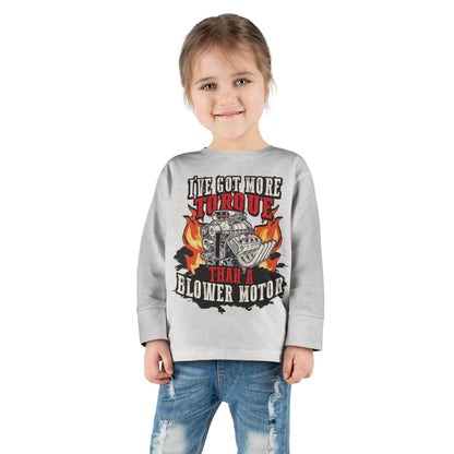 Blower Motor Toddler Long Sleeve Tee