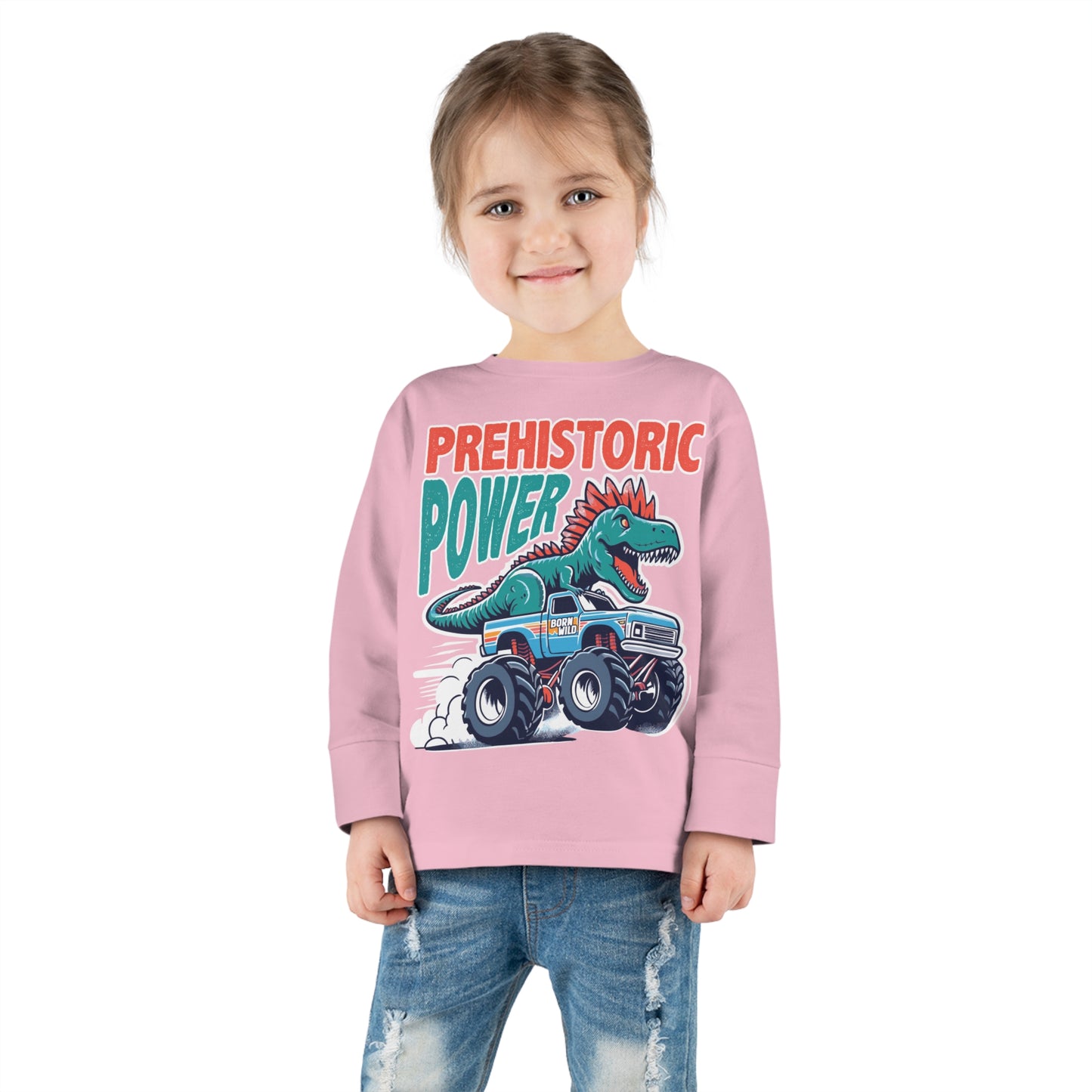 Prehistoric Power Toddler Long Sleeve Tee