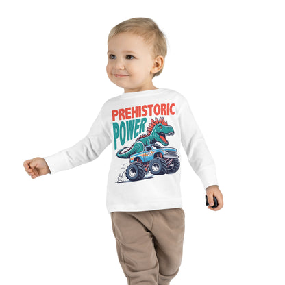 Prehistoric Power Toddler Long Sleeve Tee