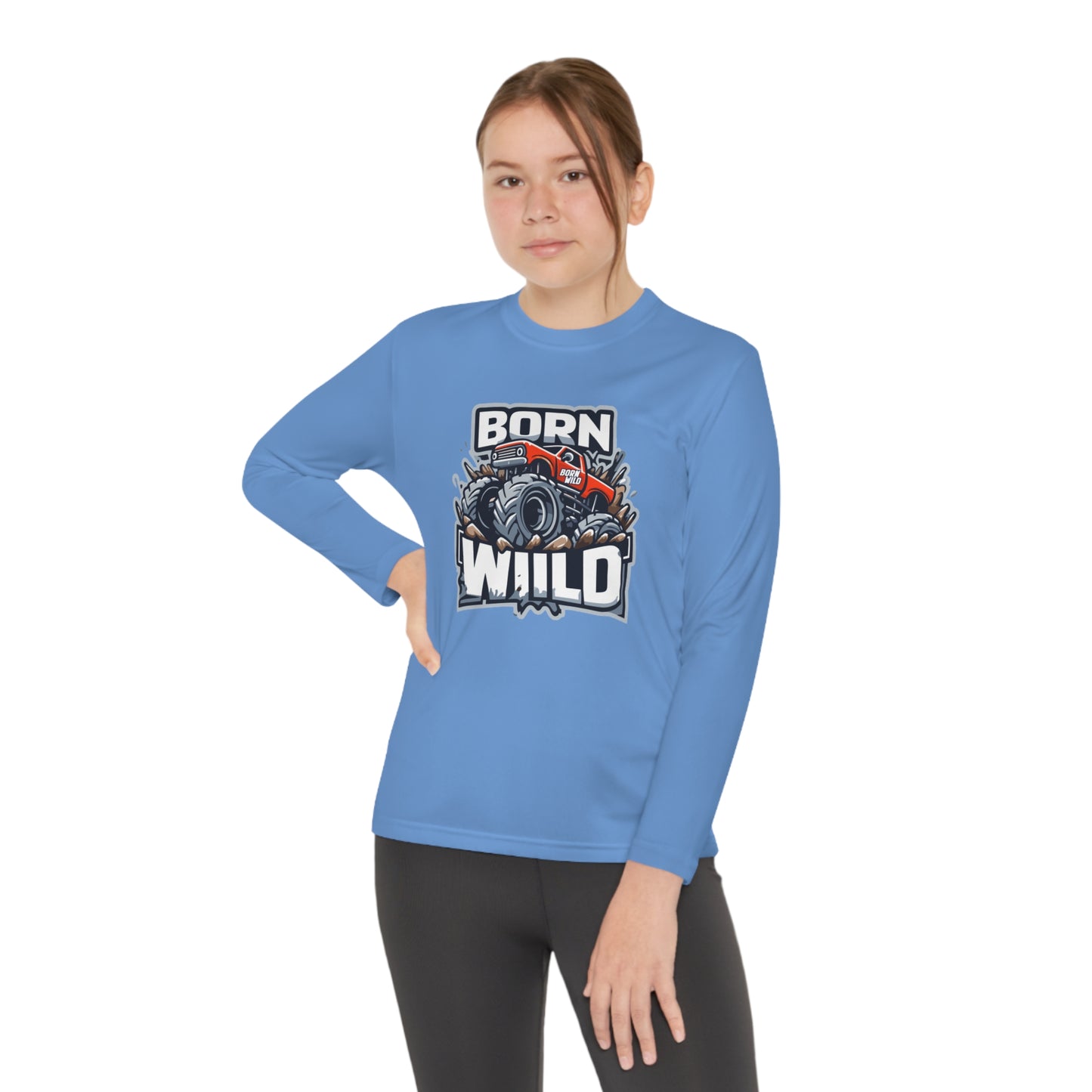 Born Wild Monster Truck Long Sleeve