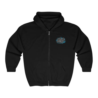 RA Black Full Zip Hoodie