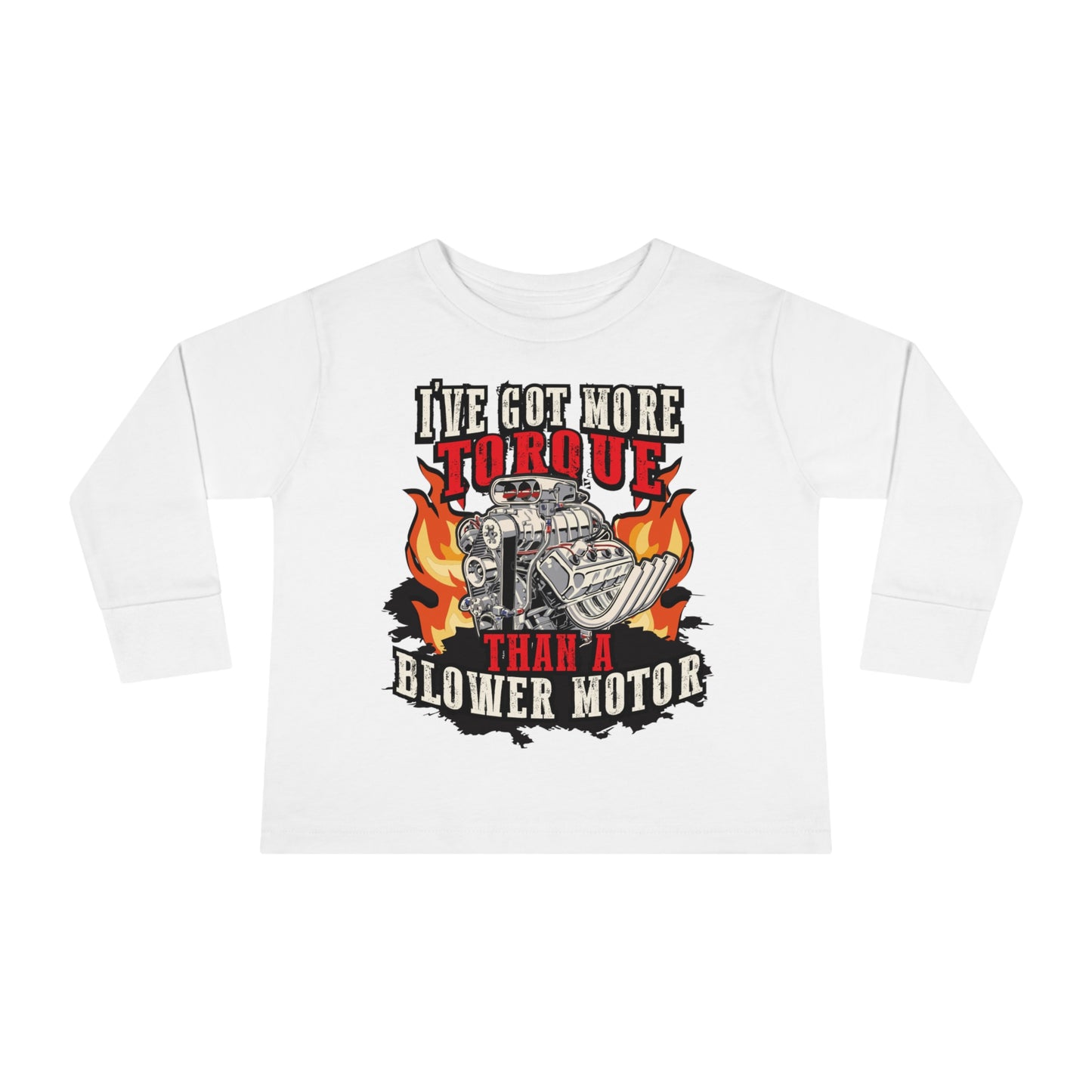 Blower Motor Toddler Long Sleeve Tee