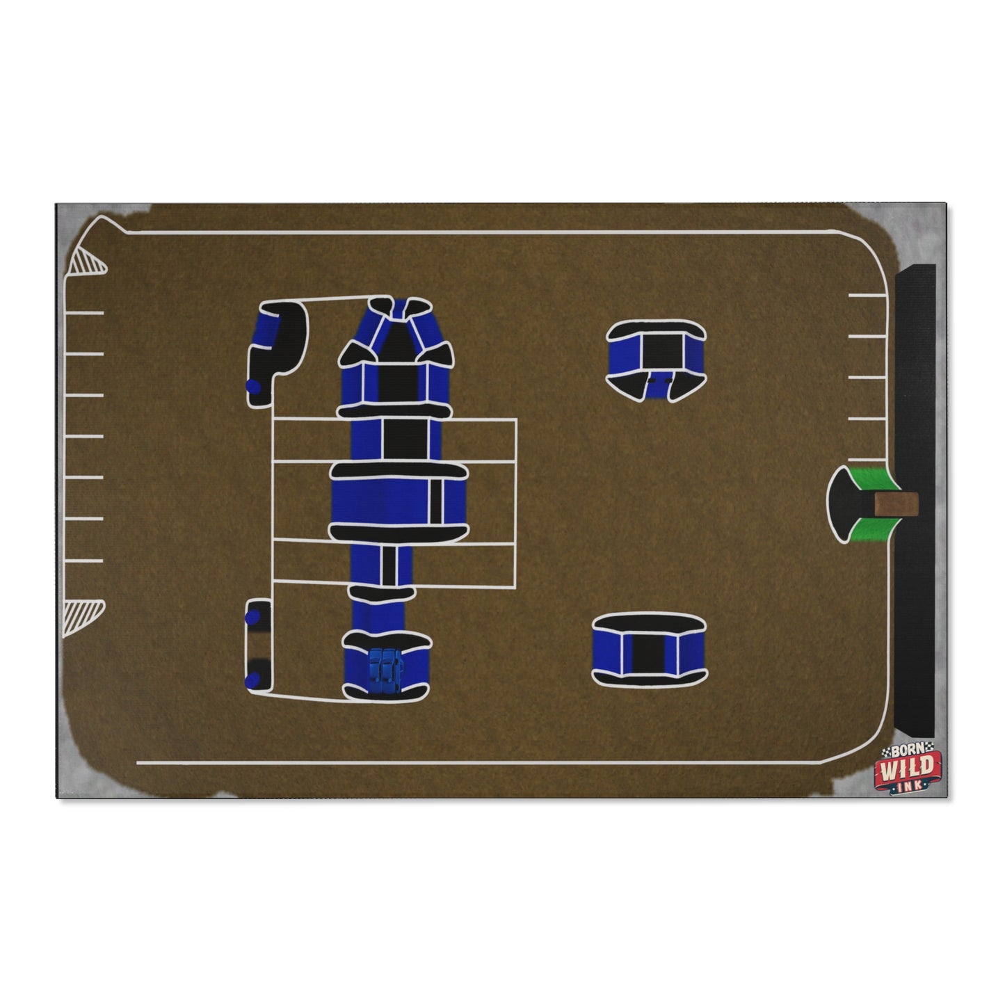 Monster Truck Stadium Rug