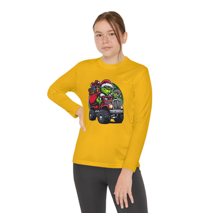 Grinch Monster Truck Youth Long Sleeve