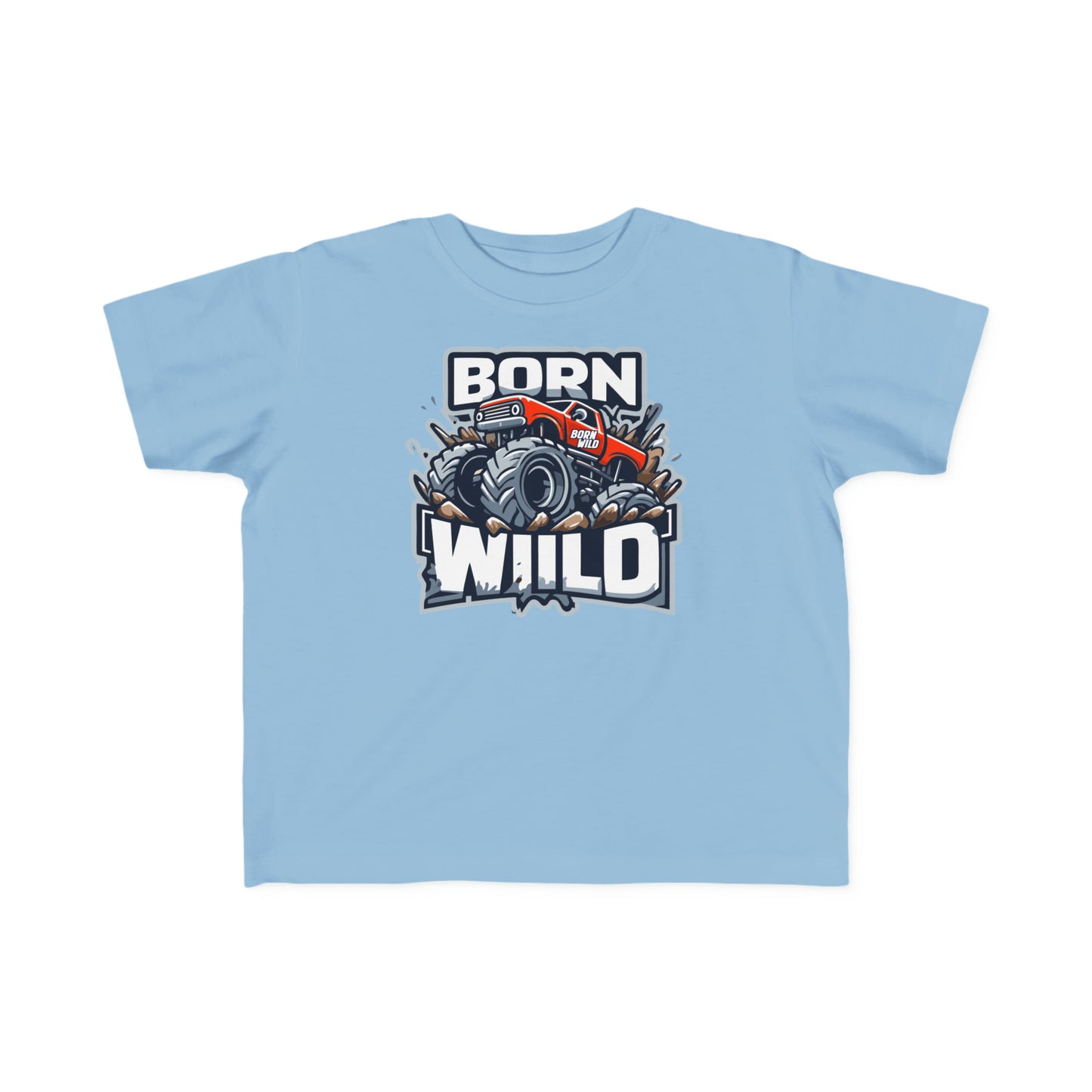 Born Wild Monster Truck Toddler Tee