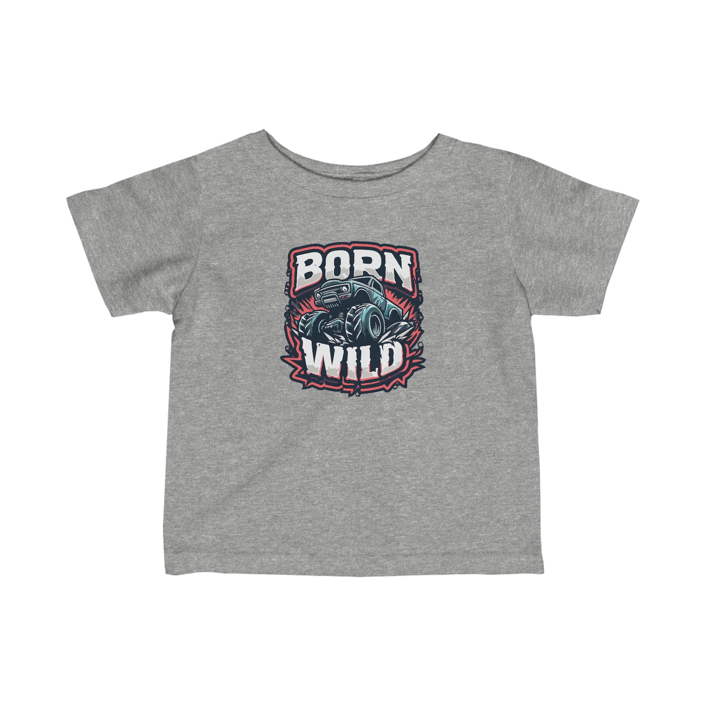 Born Wild Monster Truck Tee