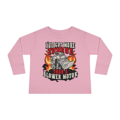 Blower Motor Toddler Long Sleeve Tee