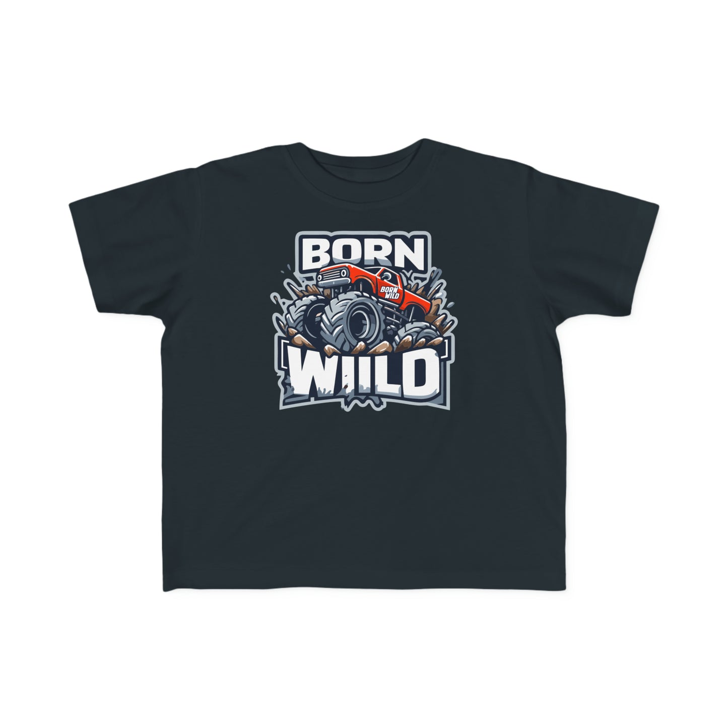 Born Wild Monster Truck Toddler Tee