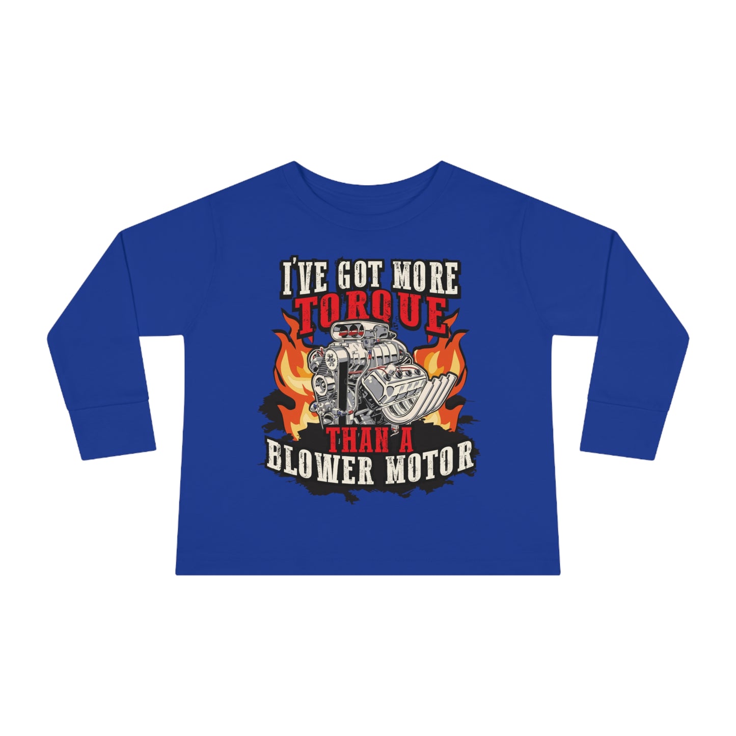 Blower Motor Toddler Long Sleeve Tee