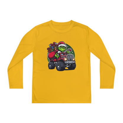 Grinch Monster Truck Youth Long Sleeve