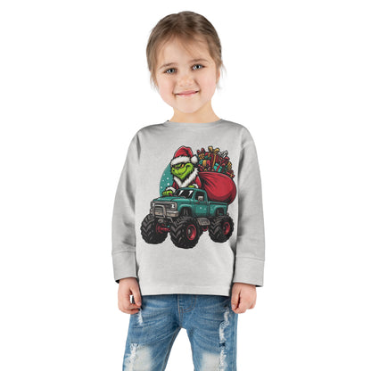 Monster Trucking Grinch Toddler Long Sleeve