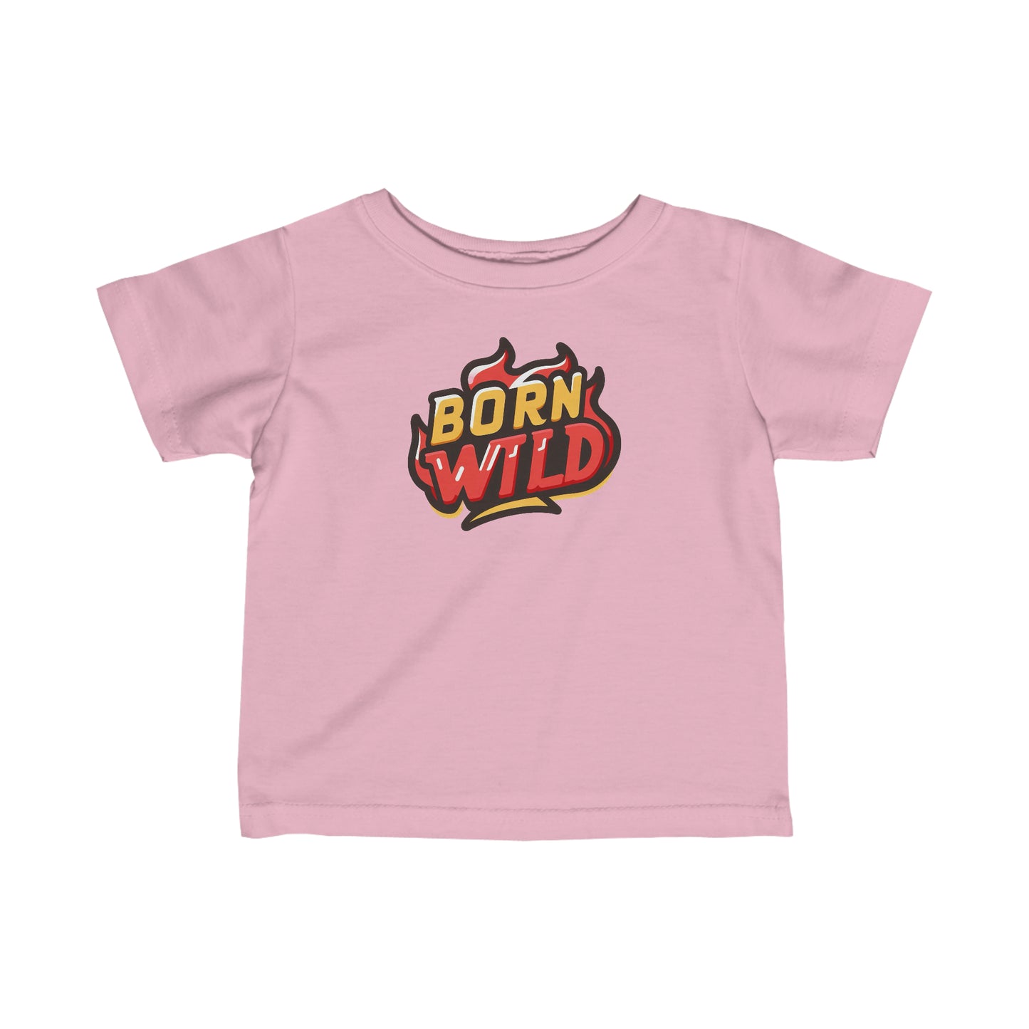 Born Wild Fire Baby Tee