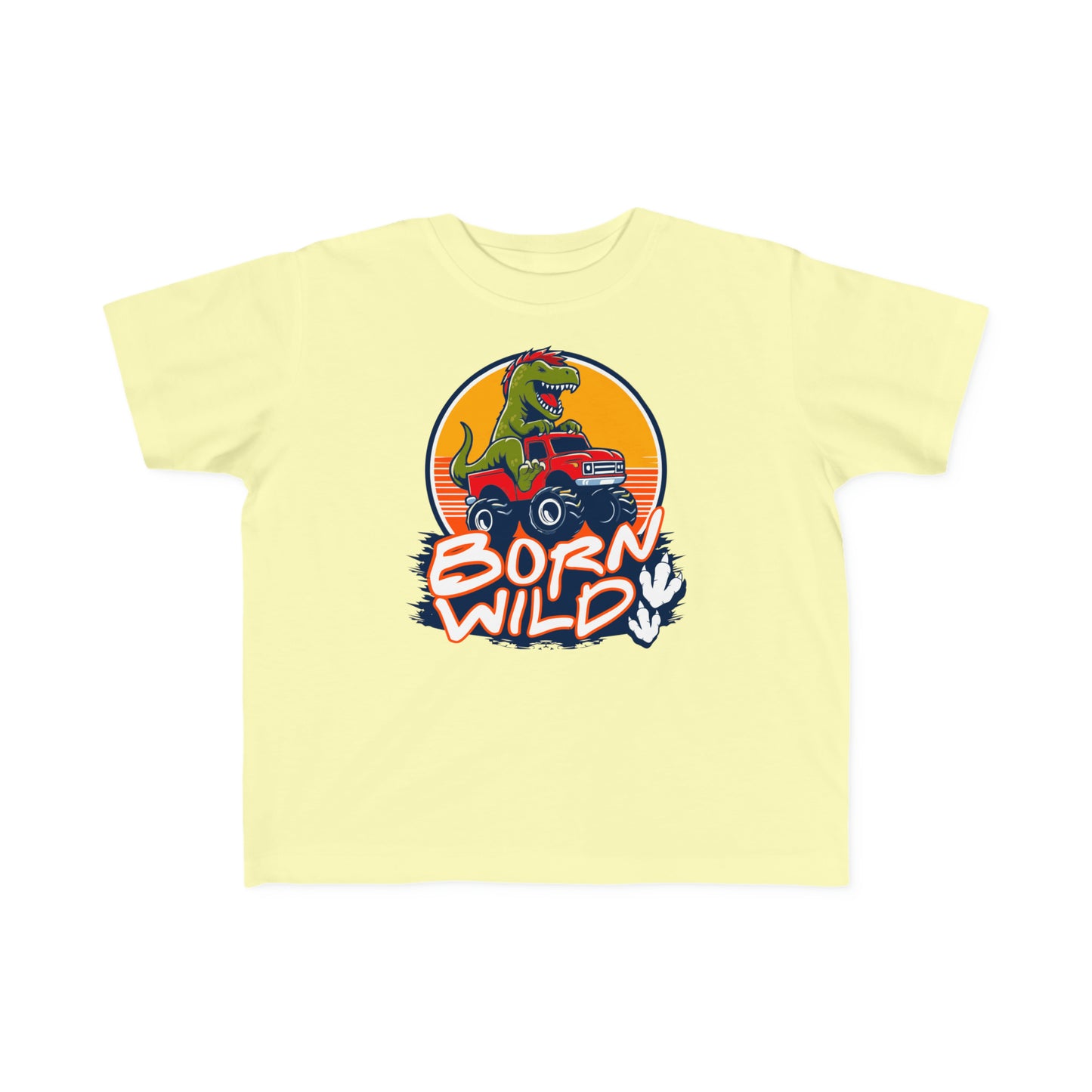 T-Rex On A Monster Truck Toddler Tee