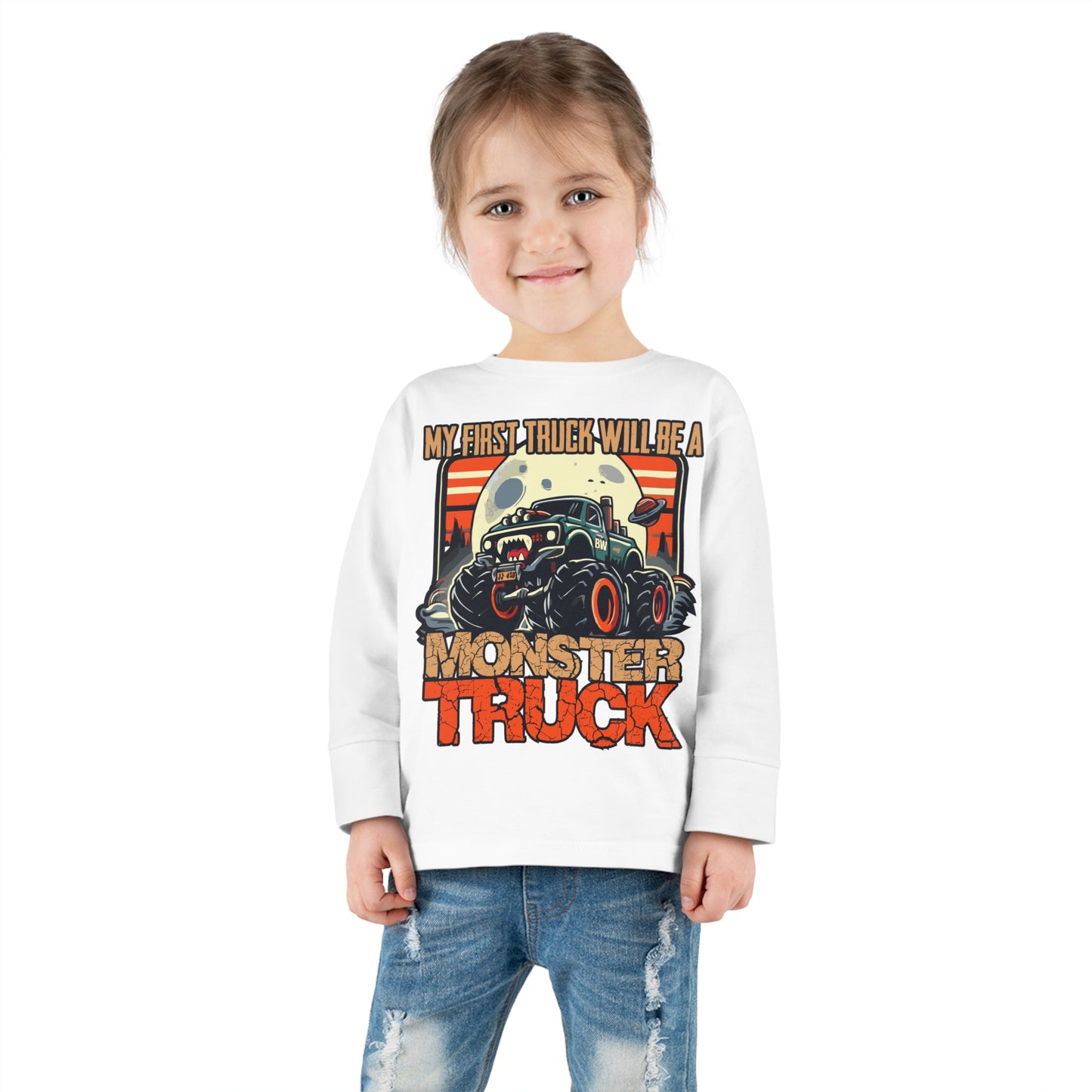 Toddler's First Truck Long Sleeve Tee