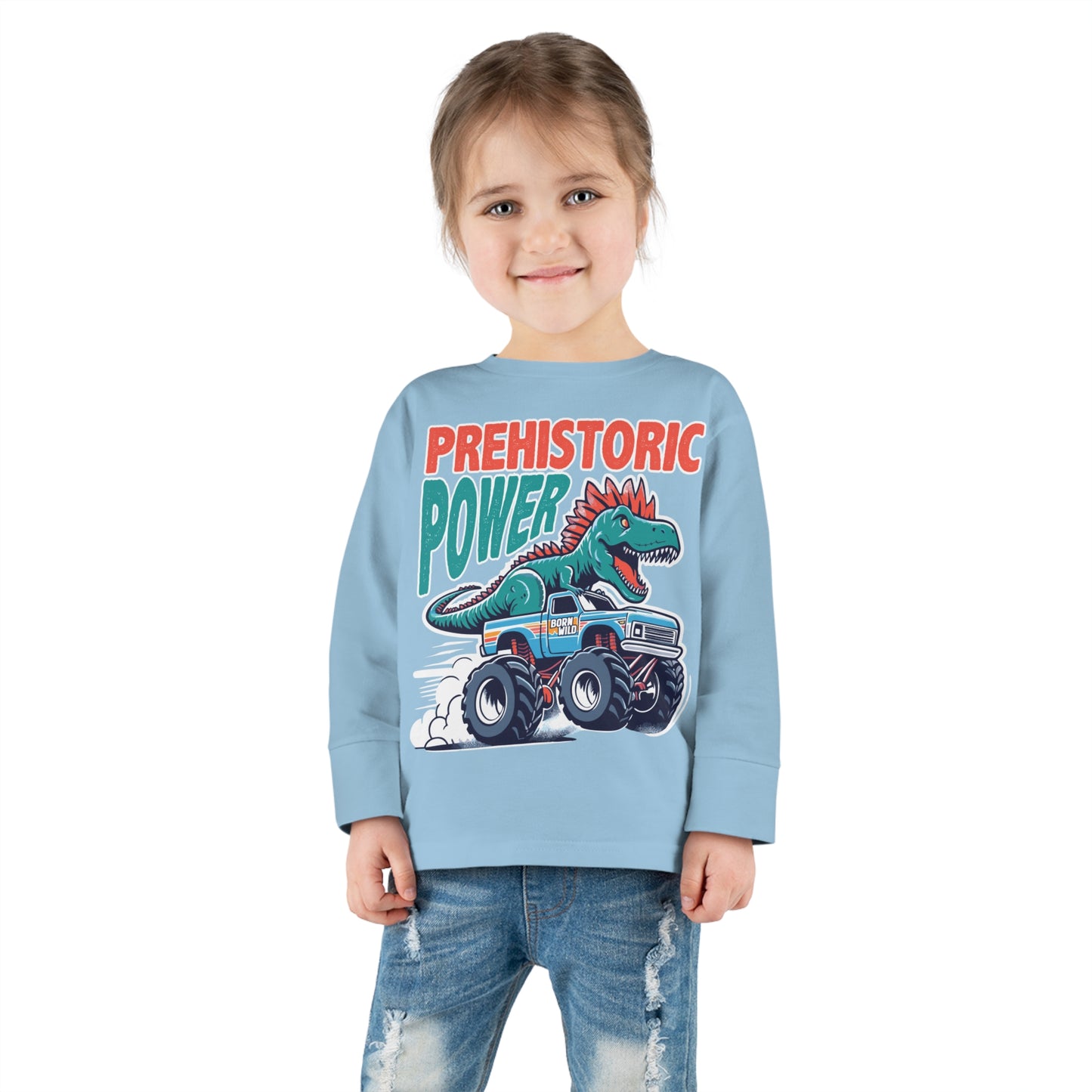 Prehistoric Power Toddler Long Sleeve Tee